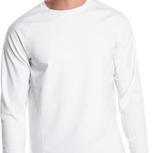 Coolibar UPF 50+ Men's Hightide Long Sleeve Swim Shirt - Sun Protective SMALL